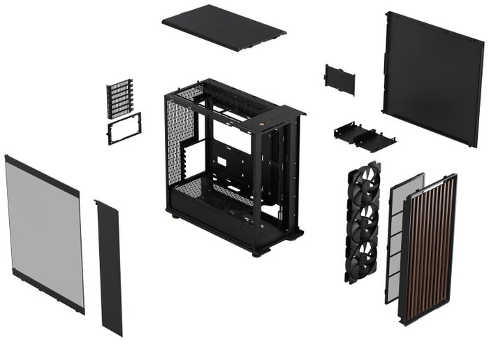 Fractal Design North XL FD-C-NOR1X-02 Negro Carbón