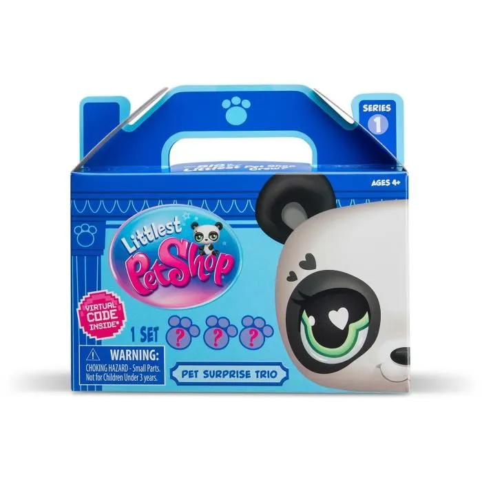 Bandai Littlest Pet Shop 3 Mascotas Sorpresa Animalitos para coleccionar BF00568