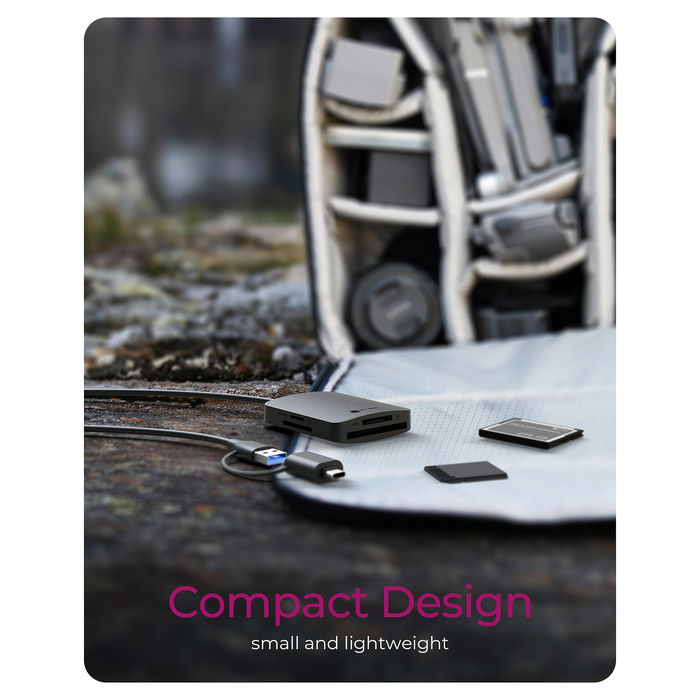 ICY BOX IB-CR302-CU3 Lector de Tarjetas USB 3.2 Gen 1