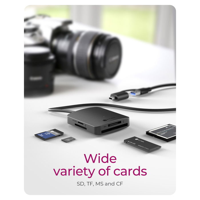 ICY BOX IB-CR302-CU3 Lector de Tarjetas USB 3.2 Gen 1