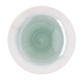 Quid Plato Llano Cerámico Velvet Verde 27 cm (12 Unidades) inevitable
