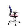 PIQUERAS Y CRESPO Silla de oficina Jorquera Rosa y Azul