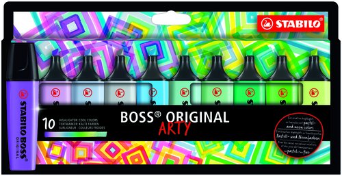 Stabilo Boss 70 Arty Line Colores Fríos Estuche de 10 unidades