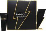 Carolina Herrera Bad Boy Gift Set 100ml EDT + 100ml Shower Gel