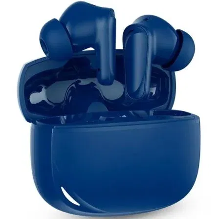 SPC Auriculares Bluetooth Boost Buds con Estuche de Carga, Autonomía 7.5h, Bluetooth 5.4, Cancelación de Ruido ENC, Color Azul