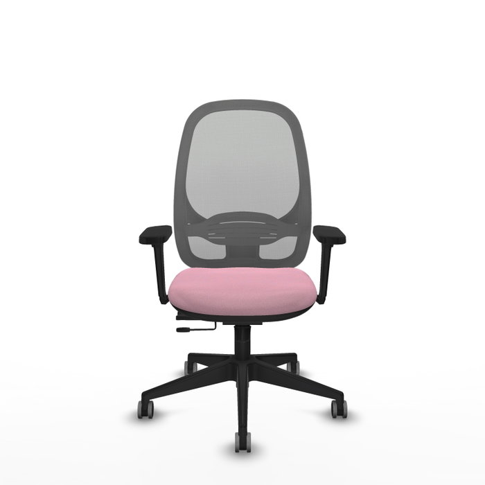 PIQUERAS Y CRESPO Silla de oficina Cilanco con mecanismo Sincro/Traslack, Rosa y Gris PIQUERAS Y CRESPO Silla de oficina Cilanco con mecanismo Sincro/Traslack, Rosa y Gris
