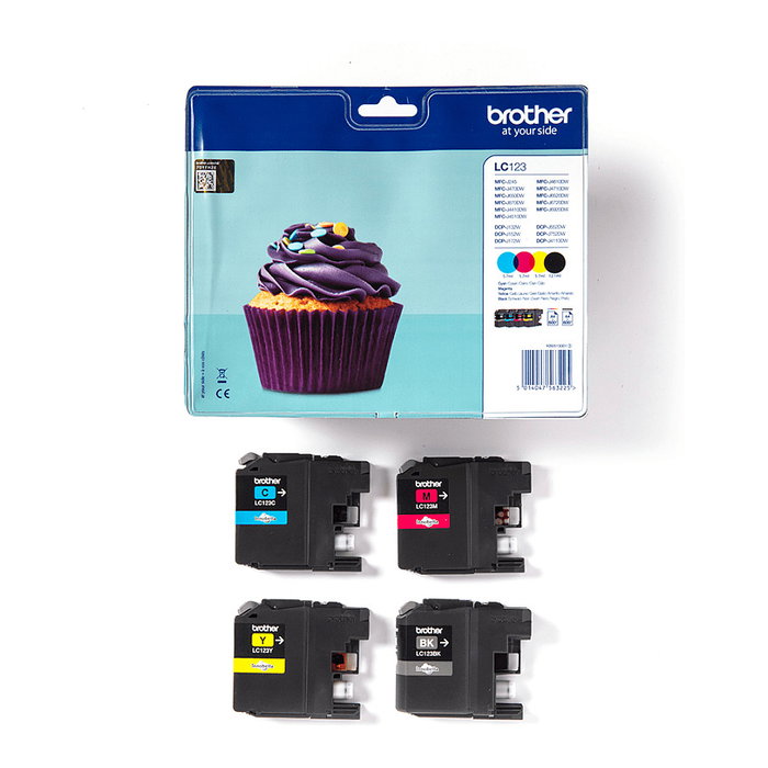 Brother LC-123VALBP Multipack de Cartuchos de Tinta Original