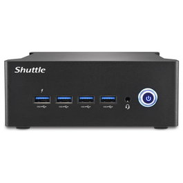 Shuttle Computer Barebone Mini PC XPC nano NT10H5, Intel Core Ultra 5 125H, 14 núcleos, DDR5, PCIe, Windows 11