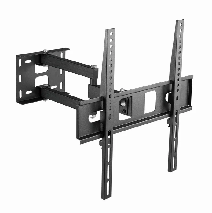 Gembird WM-55ST-03 Soporte de pared para TV 32-55'' - Movimiento completo, brazo único, giratorio, inclinación 23°, giro 180°, VESA hasta 400x400, color negro Gembird WM-55ST-03 Soporte de pared para TV 32-55'' - Movimiento completo, brazo único, giratorio, inclinación 23°, giro 180°, VESA hasta 400x400, color negro