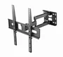 Gembird WM-55ST-03 Soporte de pared para TV 32-55'' - Movimiento completo, brazo único, giratorio, inclinación 23°, giro 180°, VESA hasta 400x400, color negro