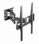 Gembird WM-55ST-03 Soporte de pared para TV 32-55'' - Movimiento completo, brazo único, giratorio, inclinación 23°, giro 180°, VESA hasta 400x400, color negro