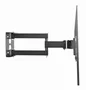 Gembird WM-55ST-03 Soporte de pared para TV 32-55'' - Movimiento completo, brazo único, giratorio, inclinación 23°, giro 180°, VESA hasta 400x400, color negro