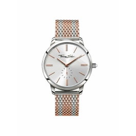 Thomas Sabo Reloj Analógico de Cuarzo Rosa y Gris WA0273-283-201-33MM