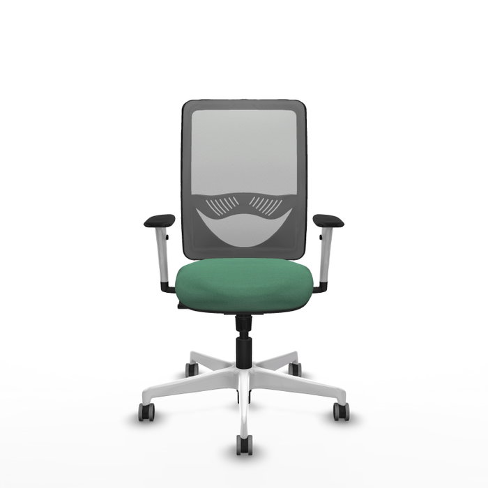 PIQUERAS Y CRESPO Silla de oficina Zulema Verde esmeralda y Gris PIQUERAS Y CRESPO Silla de oficina Zulema Verde esmeralda y Gris