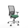 PIQUERAS Y CRESPO Silla de oficina Zulema Verde esmeralda y Gris