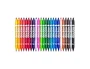Alpino Rotuladores Double de Doble Punta, Colores Surtidos, 24 Unidades