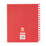 Safta Bloc de Notas Frontal Squishy Osito Rojo