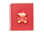 Safta Bloc de Notas Frontal Squishy Osito Rojo