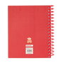 Safta Bloc de Notas Frontal Squishy Osito Rojo 13,5x17,9x1,9cm