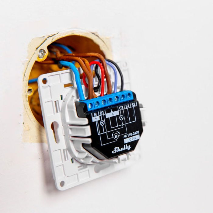 Shelly Interruptor Pared Switch 1 Blanco