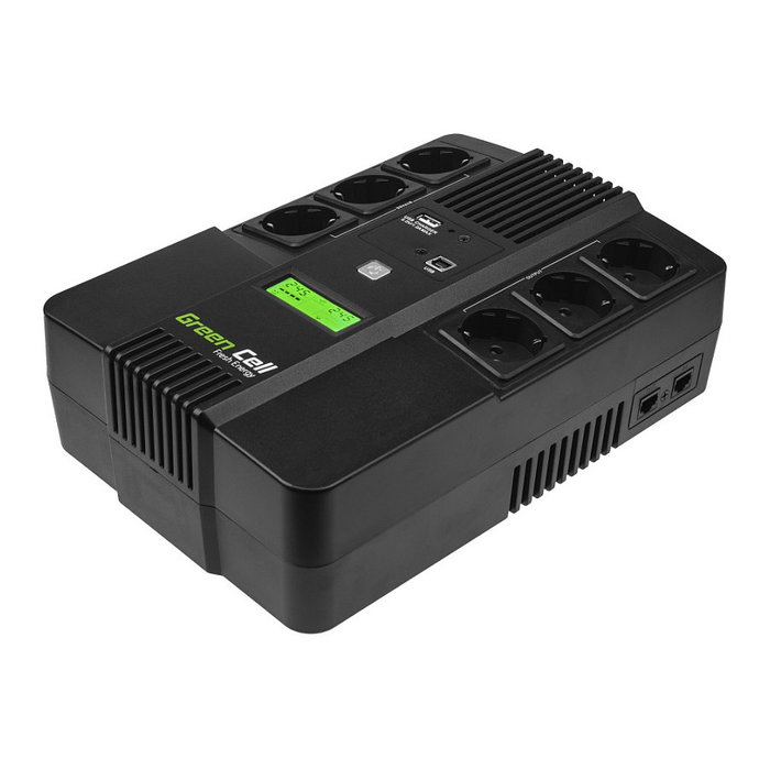 Green Cell Green Cell UPS06 800VA 360W Negro Green Cell Green Cell UPS06 800VA 360W Negro