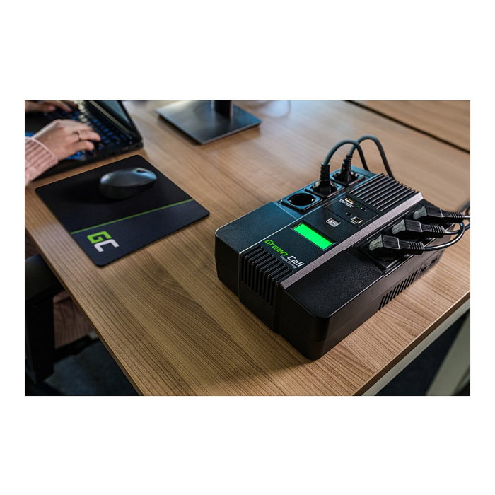 Green Cell Green Cell UPS06 800VA 360W Negro Green Cell Green Cell UPS06 800VA 360W Negro