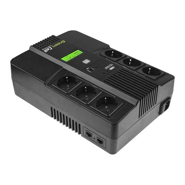 Green Cell Green Cell UPS06 800VA 360W Negro Green Cell Green Cell UPS06 800VA 360W Negro