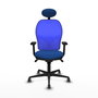 PIQUERAS Y CRESPO Silla de oficina Jorquera Azul con mecanismo Sincro