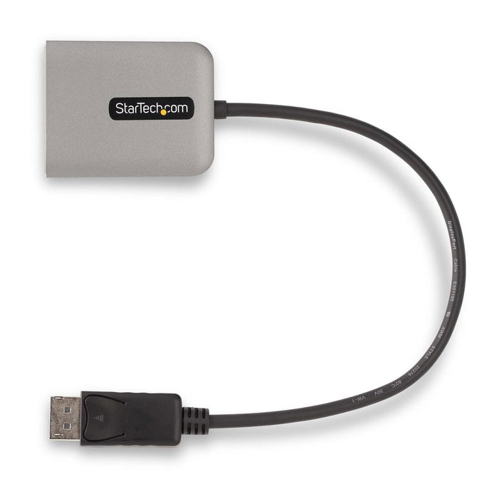 StarTech Hub MST de 2 Puertos DisplayPort 1.4 para 2 Monitores (5K 60Hz) Gris