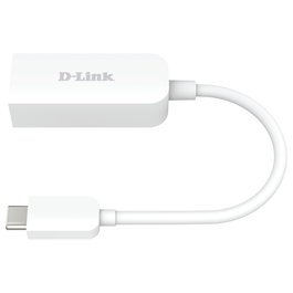 D-Link DUB-E250 Adaptador USB-C a Ethernet 2.5Gbps para Redes Alámbricas de Alta Velocidad, Blanco