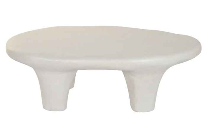 DKD Home Decor Feel and touch Mesa Centro Boho Scandi Blanco Resina MDF 102 x 62 x 33.5 cm DKD Home Decor Feel and touch Mesa Centro Boho Scandi Blanco Resina MDF 102 x 62 x 33.5 cm