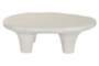 DKD Home Decor Feel and touch Mesa Centro Boho Scandi Blanco Resina MDF 102 x 62 x 33.5 cm
