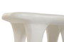 DKD Home Decor Feel and touch Mesa Centro Boho Scandi Blanco Resina MDF 102 x 62 x 33.5 cm
