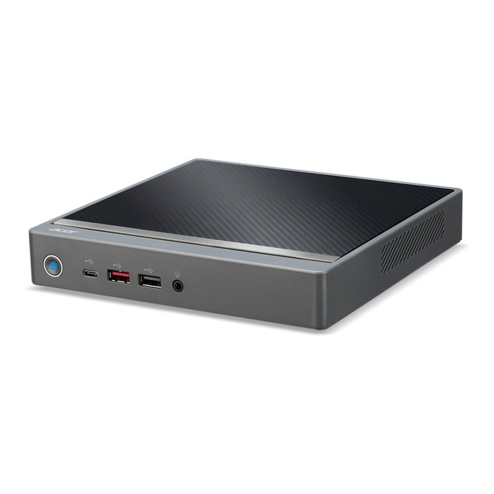 Acer Veriton Essential VN2590G Mini PC Intel Core 5-120U, 16GB RAM, 512GB SSD M.2 NVMe PCIe 4.0, Wi-Fi 6, Bluetooth 5.3, FreeDOS, Color Gris