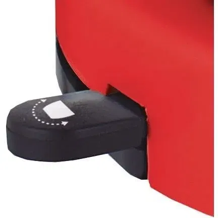 Jocca Procesador de alimentos JOC8435253571120, Recipiente de Acero Inoxidable de 3,5 L, 5 Velocidades, Rojo y Gris