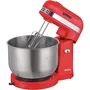 Jocca Procesador de alimentos JOC8435253571120, Recipiente de Acero Inoxidable de 3,5 L, 5 Velocidades, Rojo y Gris