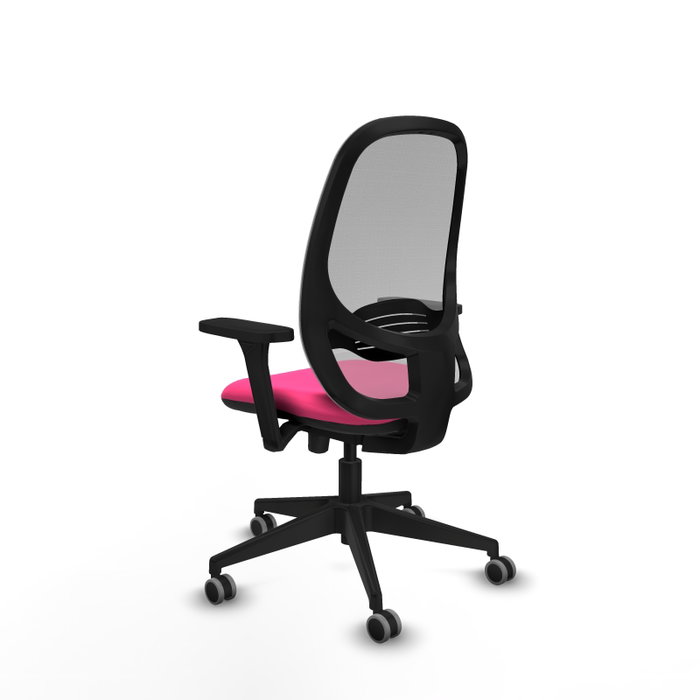 PIQUERAS Y CRESPO Silla de oficina Cilanco con mecanismo Sincro/Traslack, Rosa y Gris PIQUERAS Y CRESPO Silla de oficina Cilanco con mecanismo Sincro/Traslack, Rosa y Gris