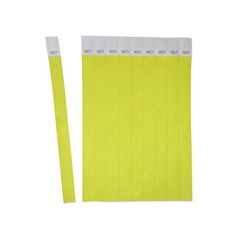 AVERY Zweckform Pulsera para eventos TYVYW-50, Amarillo, 500 unidades
