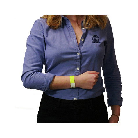 AVERY Zweckform Pulsera para eventos TYVYW-50, Amarillo, 500 unidades