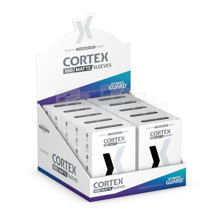 Ultimate Guard Cortex Sleeves Matte Standard Size (100) - Black Ultimate Guard Cortex Sleeves Matte Standard Size (100) - Black