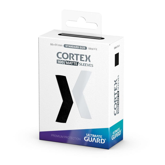 Ultimate Guard Cortex Sleeves Matte Standard Size (100) - Black Ultimate Guard Cortex Sleeves Matte Standard Size (100) - Black