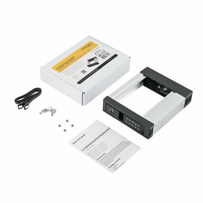StarTech.com Bahía de Intercambio en Caliente de 5,25 Pulgadas a 3,5 Pulgadas para Unidades SATA/SAS StarTech.com Bahía de Intercambio en Caliente de 5,25 Pulgadas a 3,5 Pulgadas para Unidades SATA/SAS