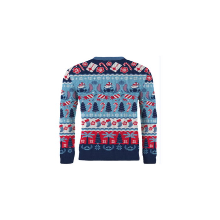 Lilo & Stitch Suéter navideño Stitch Aloha Christmas  talla L