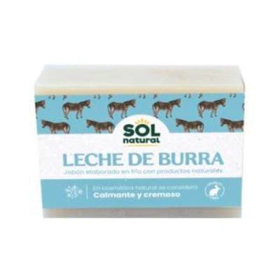 SOLNATURAL Jabón en Pastilla de Leche de Burra 100gr SOLNATURAL Jabón en Pastilla de Leche de Burra 100gr