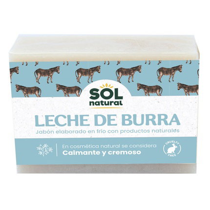 SOLNATURAL Jabón de Leche de Burra 100g