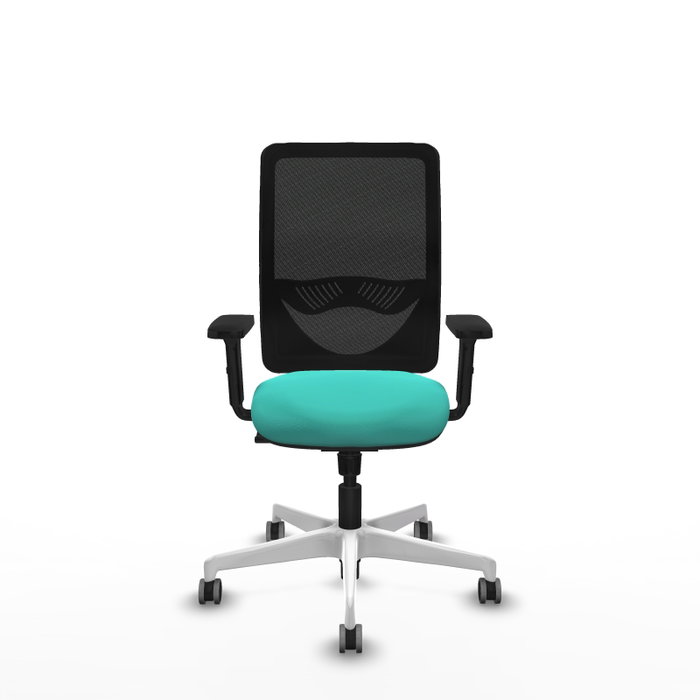 PIQUERAS Y CRESPO Silla de oficina Zulema con mecanismo Sincro, Turquesa y Negro PIQUERAS Y CRESPO Silla de oficina Zulema con mecanismo Sincro, Turquesa y Negro