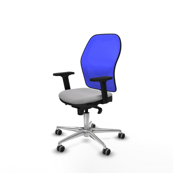PIQUERAS Y CRESPO Silla de oficina Jorquera Gris claro/Azul PIQUERAS Y CRESPO Silla de oficina Jorquera Gris claro/Azul