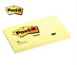 Post-It Bloc 100 Hojas Notas Adhesivas 6830-CY-W10, 76x127mm, Amarillo