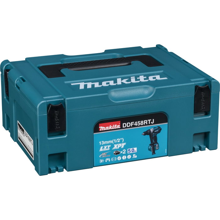 Makita DDF458RTJ Taladro atornillador a batería