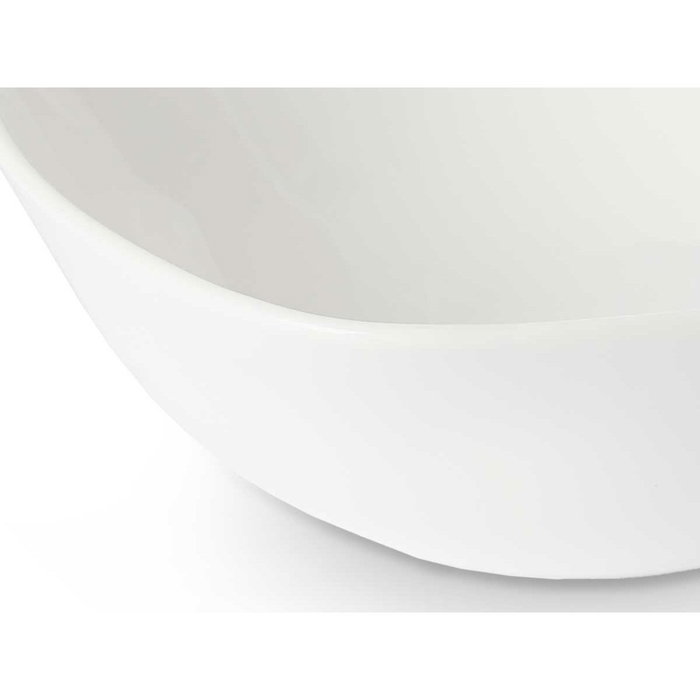 Bol para Aperitivos Vivalto Blanco Vidrio opalino Cuadrado 11 x 4 x 11 cm (48 Unidades)